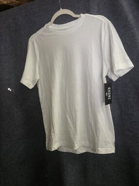 Men's Classic White Crew Neck T-Shirt